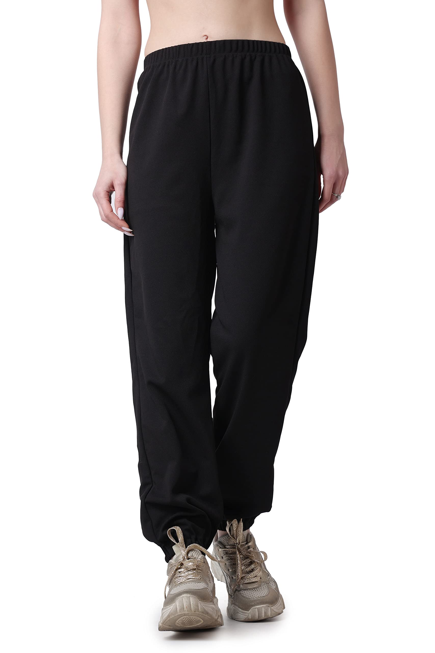 Dennis Lingo Women's Relaxed Track Pants in neutral