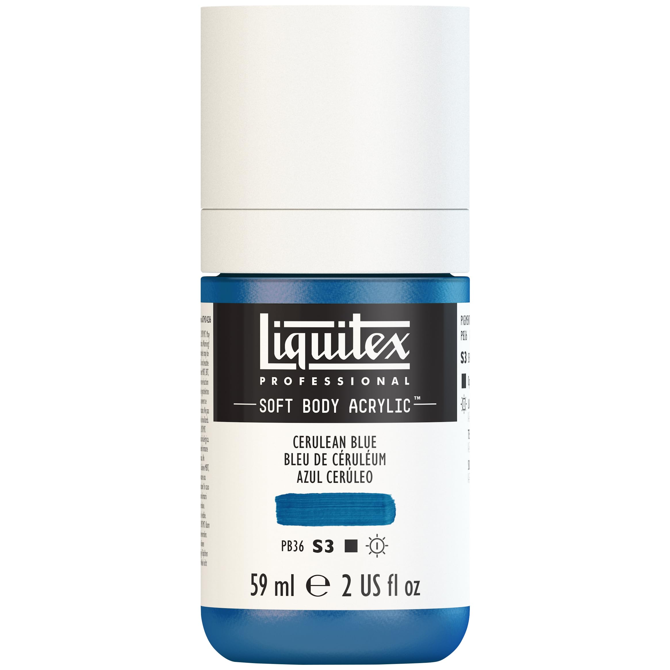 Liquitex Acrylic Paint, Celin Blue, 59 ml (Pack of 1)