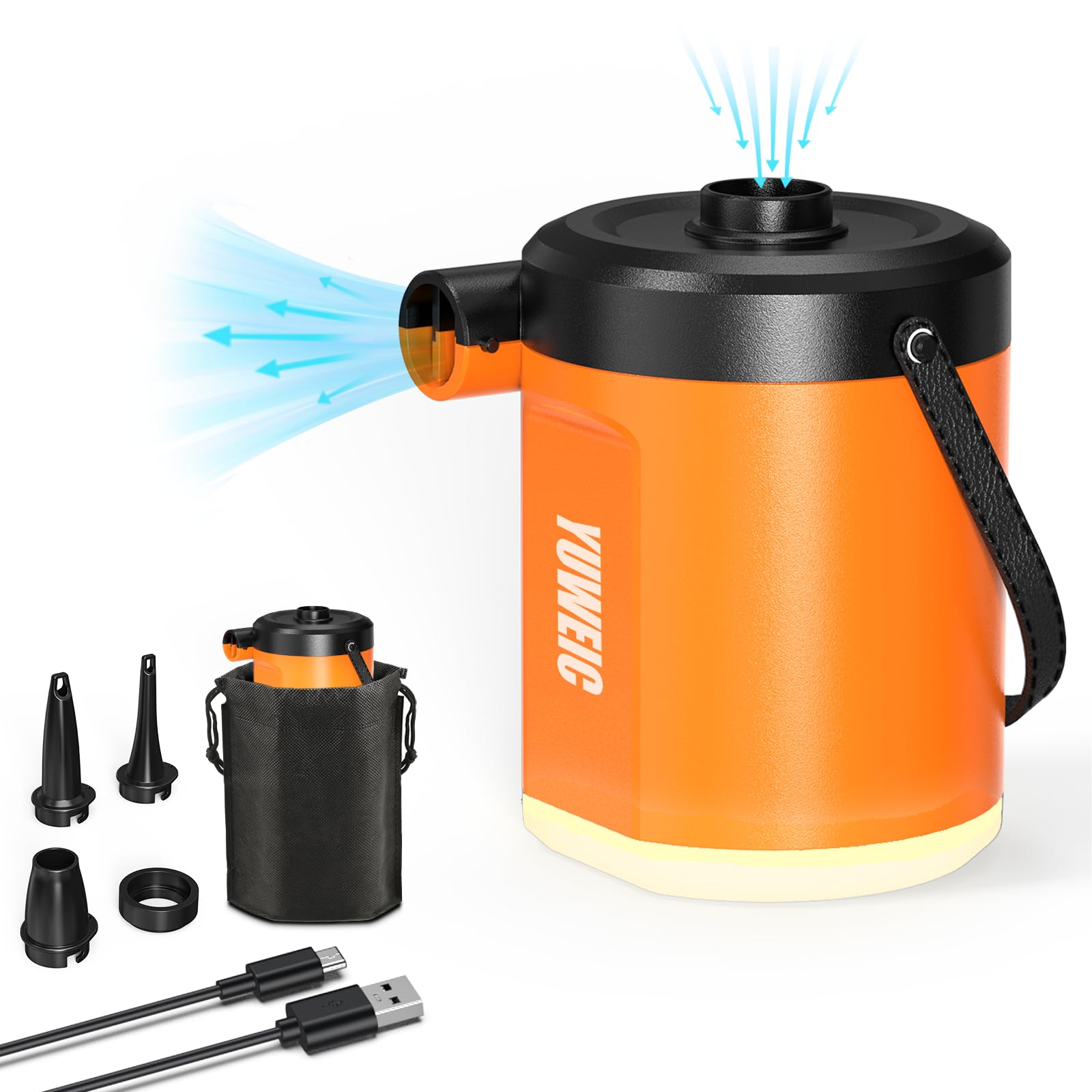 gonfleur électrique portable 5000mah