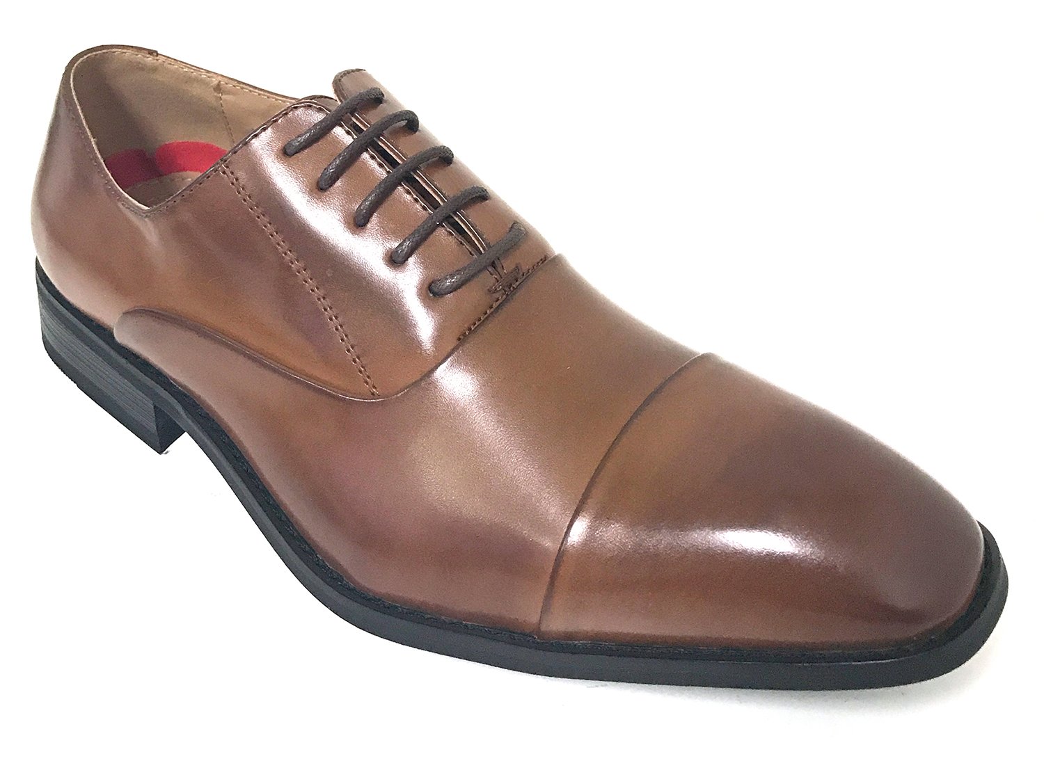 G-FLORS Mens Dress Shoes Modern Oxford Shoes Derby Captoe Lace Up Wingtip Casual