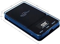 Vista 5 de Weighmax Dream Series - Báscula digital de bolsillo, 100 x 0.00 oz, color negro