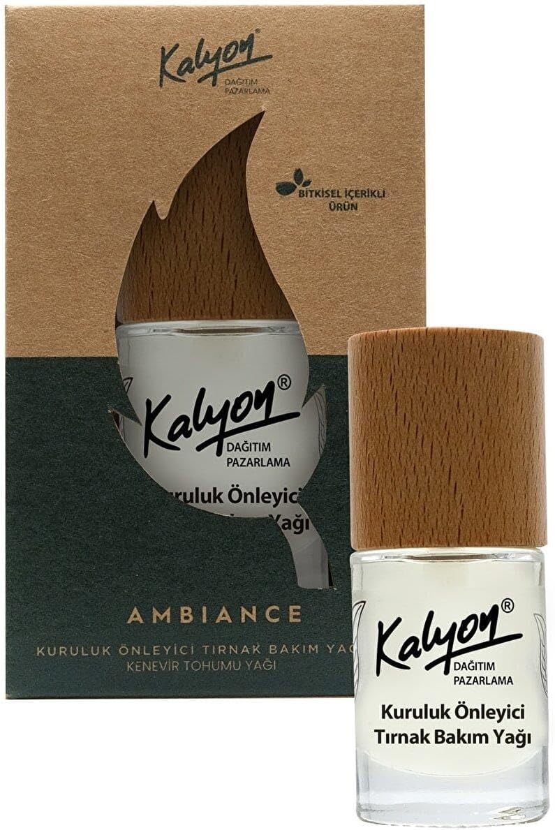 Kalyon Bitkisel Kuruluk Önleyici Tırnak Bakım Yağı Kenevir Tohumu Yağı 11 Ml