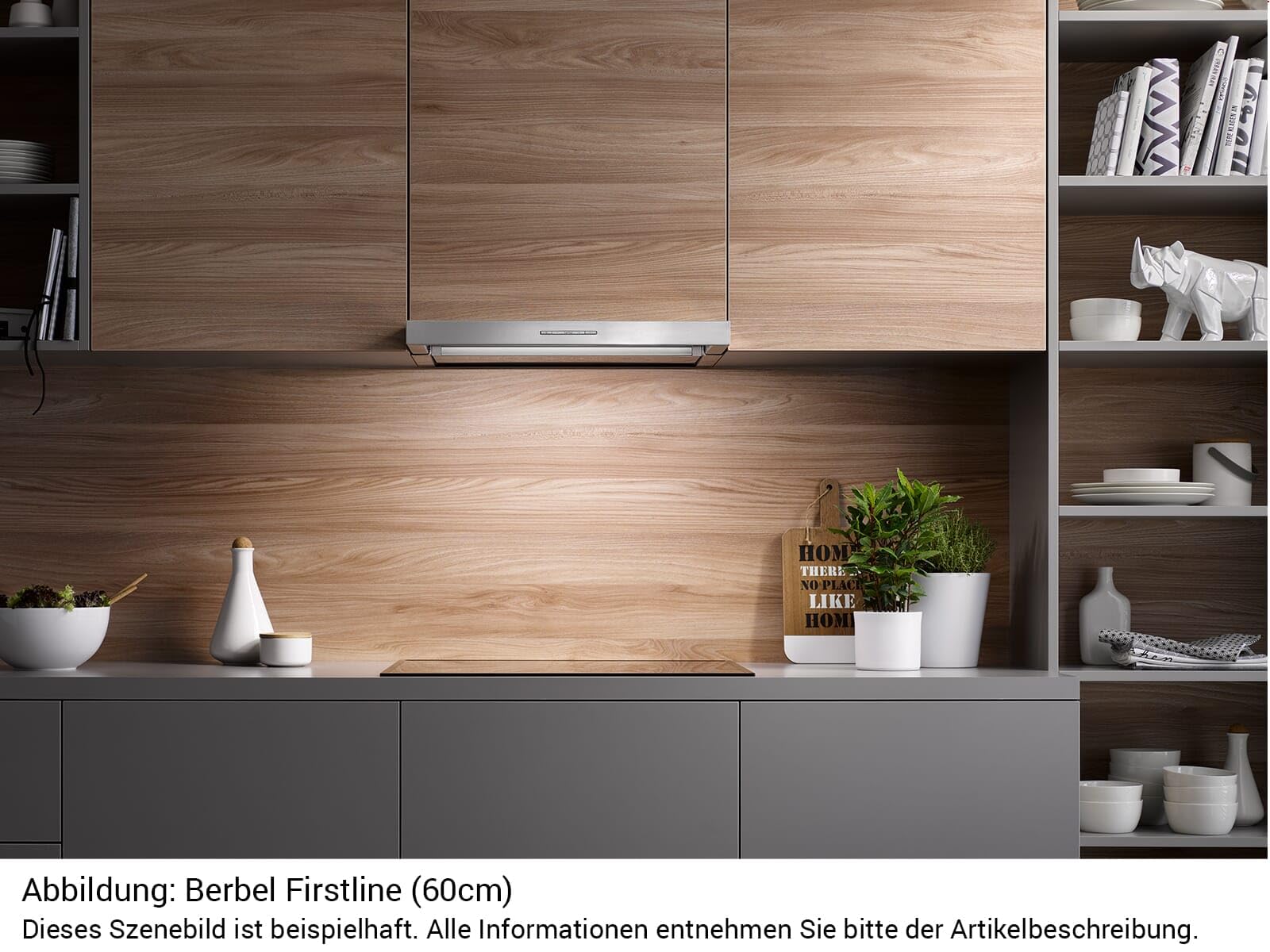 Berbel Firstline BEH 60 FL Einbauhaube 60 cm Edelstahl