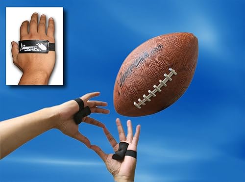 Naypalm - Ayudas para atrapar pases de fútbol con botón de palma (par