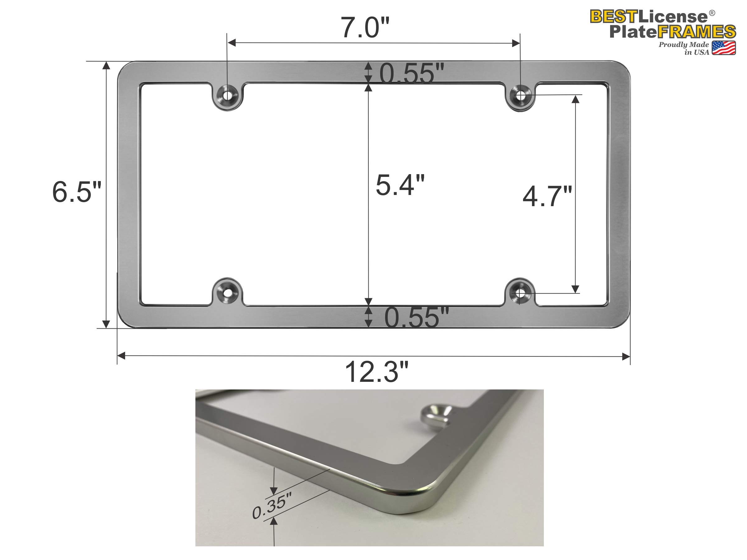 All State-Compatible, American-Made, Premium Quality, Extra Durable Billet Alum