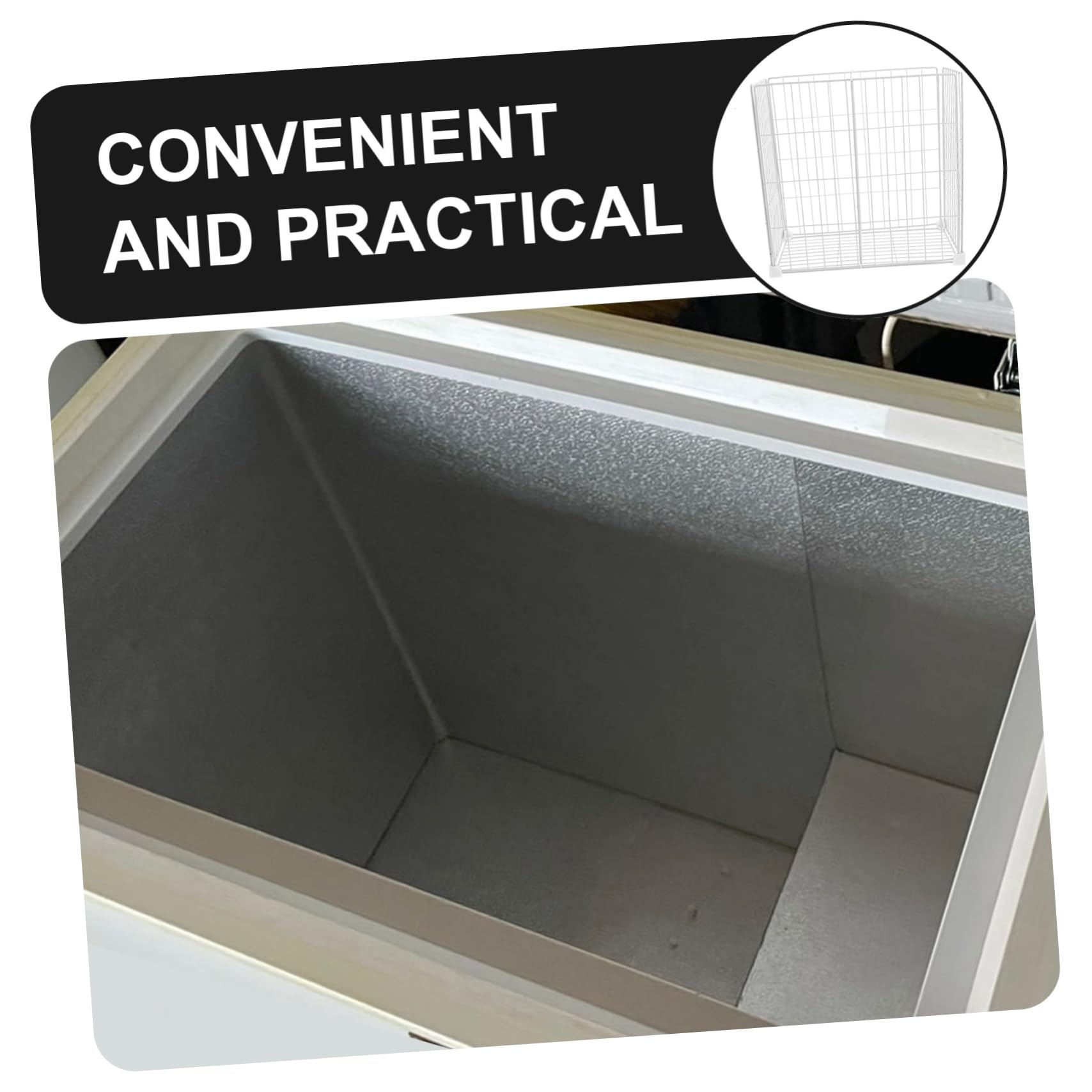 Estante Organizador Metálico para Congelador de 37x19x37 Cm, Divisor Horizontal Cesta Inferior, Almacenamiento Multifuncional para Refrigerador Doméstico y Despensa