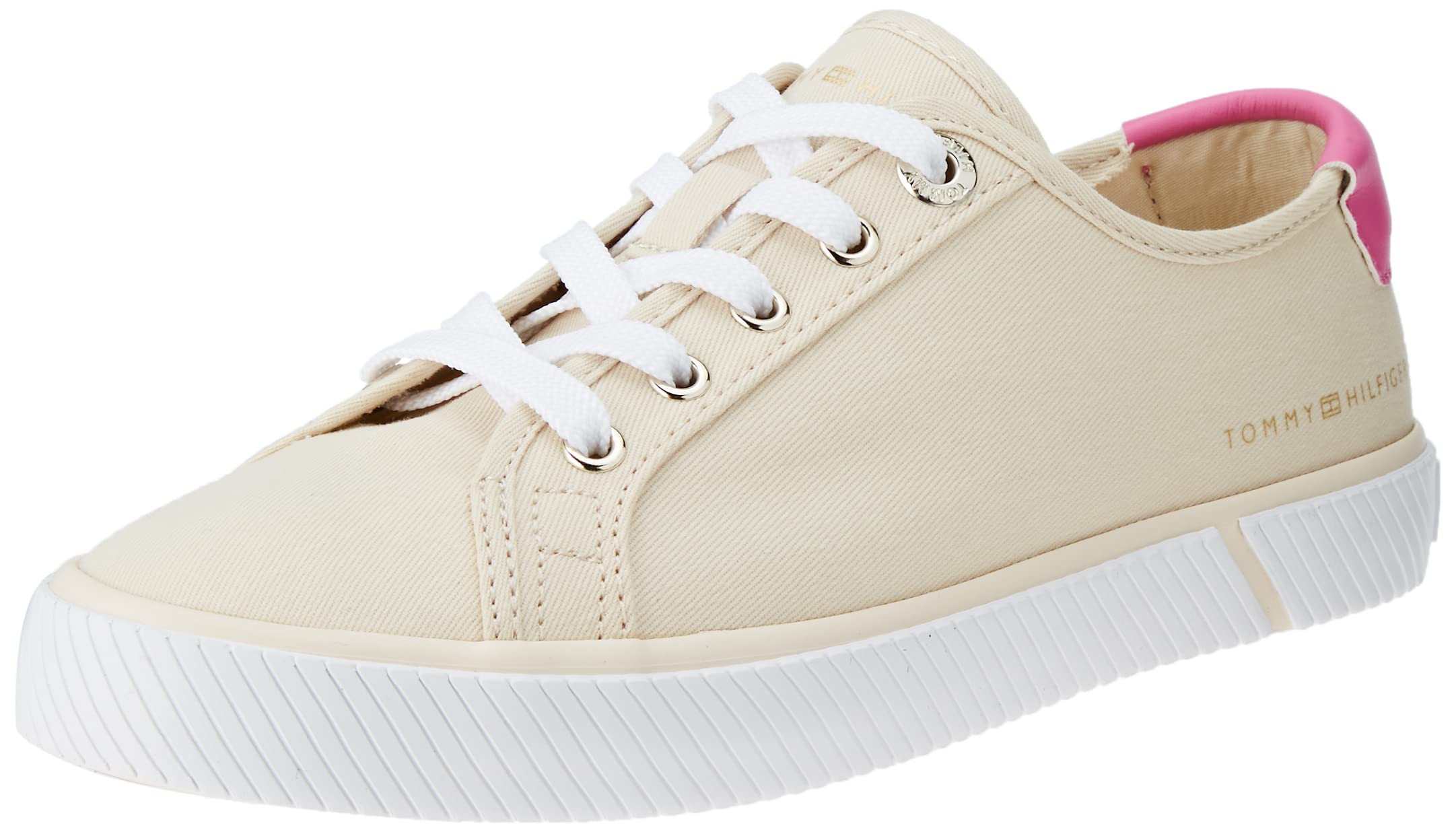 Tommy Hilfiger Essential Canvas Sneaker Fw0fw07374, Zapatilla Vulcanizada Mujer