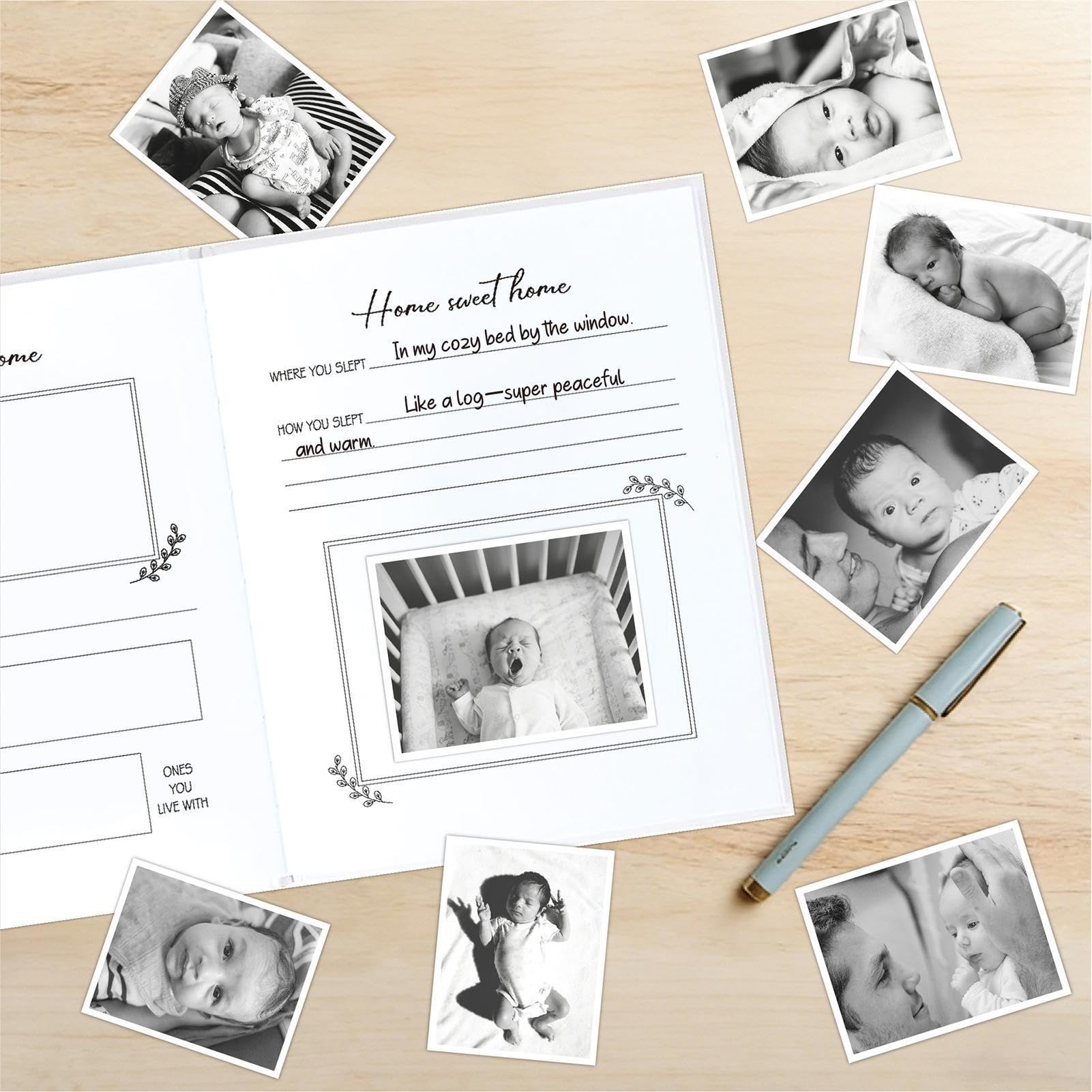 Libro Dei Ricordi Per Bambini Da Conservare Diario Di Gravidanza Da Ricordo | Album Fotografico Per La Famiglia per Memorie di Nascita Crescita Casa Vacanze Feste e Nuovo Anno