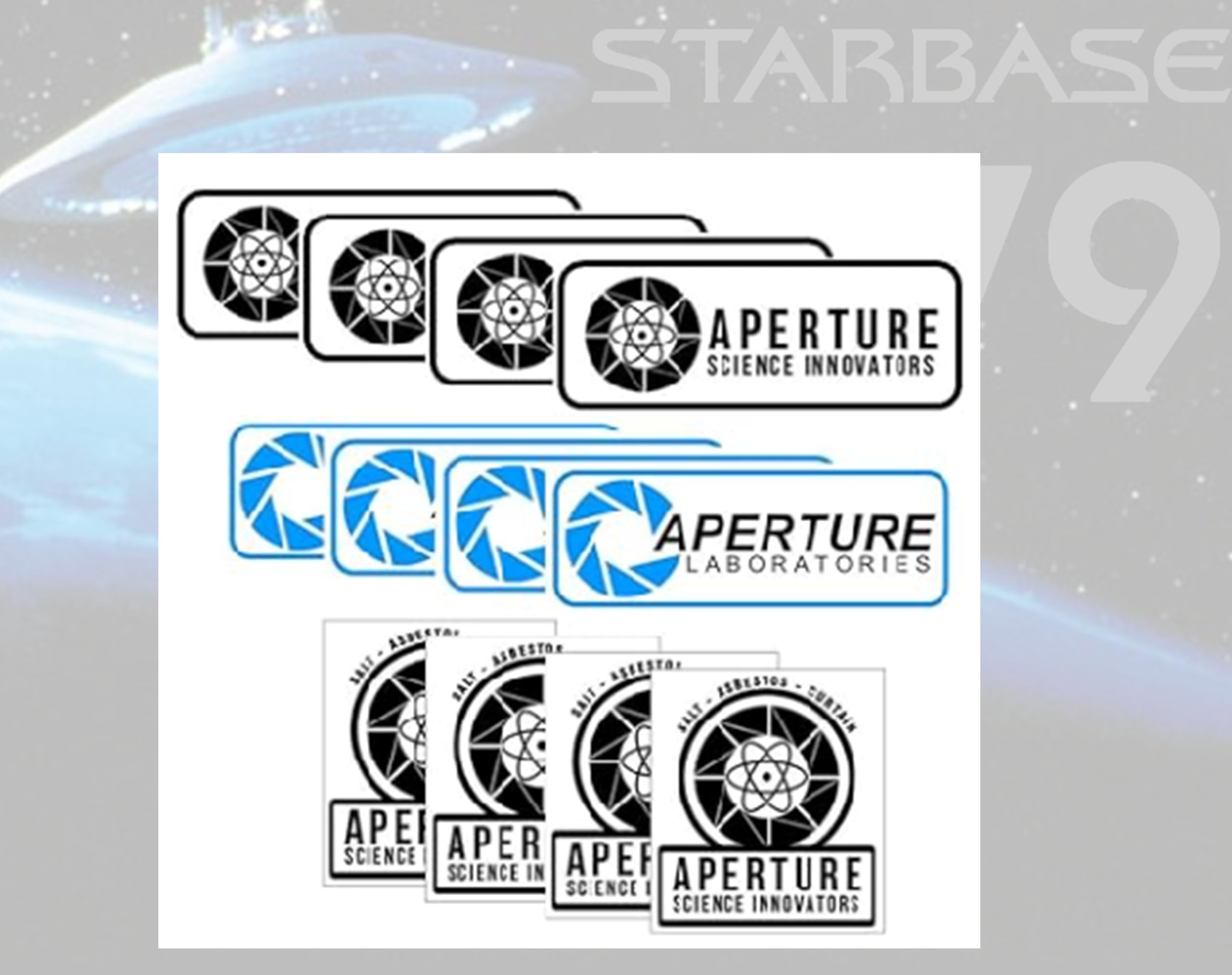 Aperture Laboratories Sticker Assortment