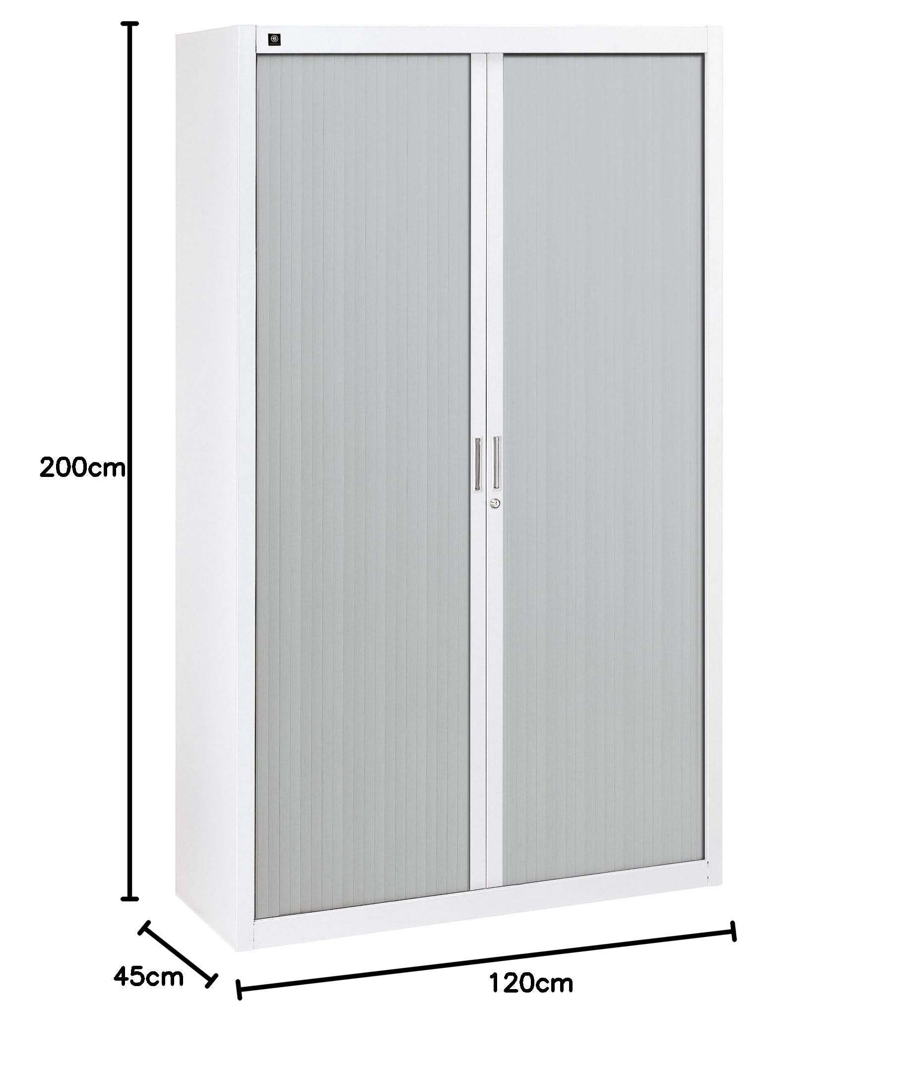 Générique Armoires à Rideaux démontables 200 x 120 cm (Aluminium)