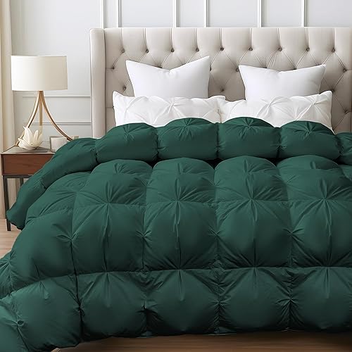 Miniatura 1 de Edredón de plumón de ganso tamaño King, relleno de 750 grados para todas las estaciones, relleno de plumón tamaño King, edredón de cama de lujo de