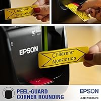 Vista 6 de LABELWORKS Epson LW-PX800 Industrial Wireless Label Maker - Desktop Label Printer Compatible with Large Variety of Tape Types