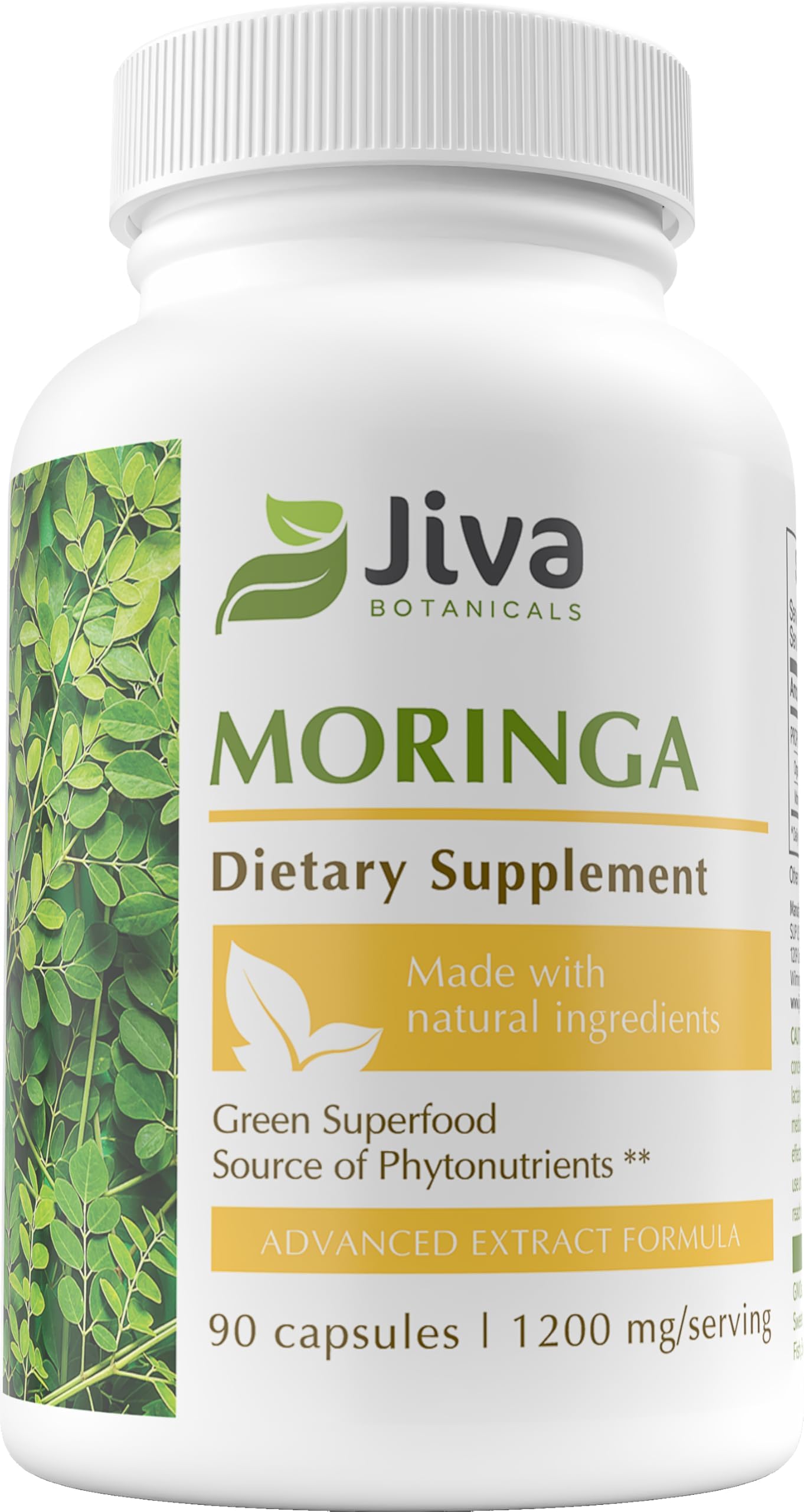 Amazon.com: Jiva Botanicals Moringa Capsules - Moringa Powder ...