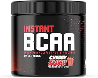 XL Nutrition Instant BCAA 210g | Vegan Friendly | Supports Recovery | 30 Servings | 2:1:1 Ratio | Delicious Flavours (Cherry Slush)