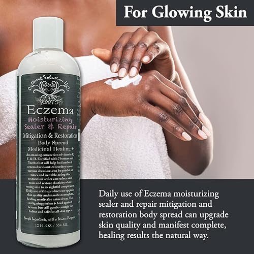 Miniatura 7 de Yadain Eczema Mitigation & Reparation Body Spread - Sellador hidratante y crema reparadora para desgarros de piel, 12 onzas