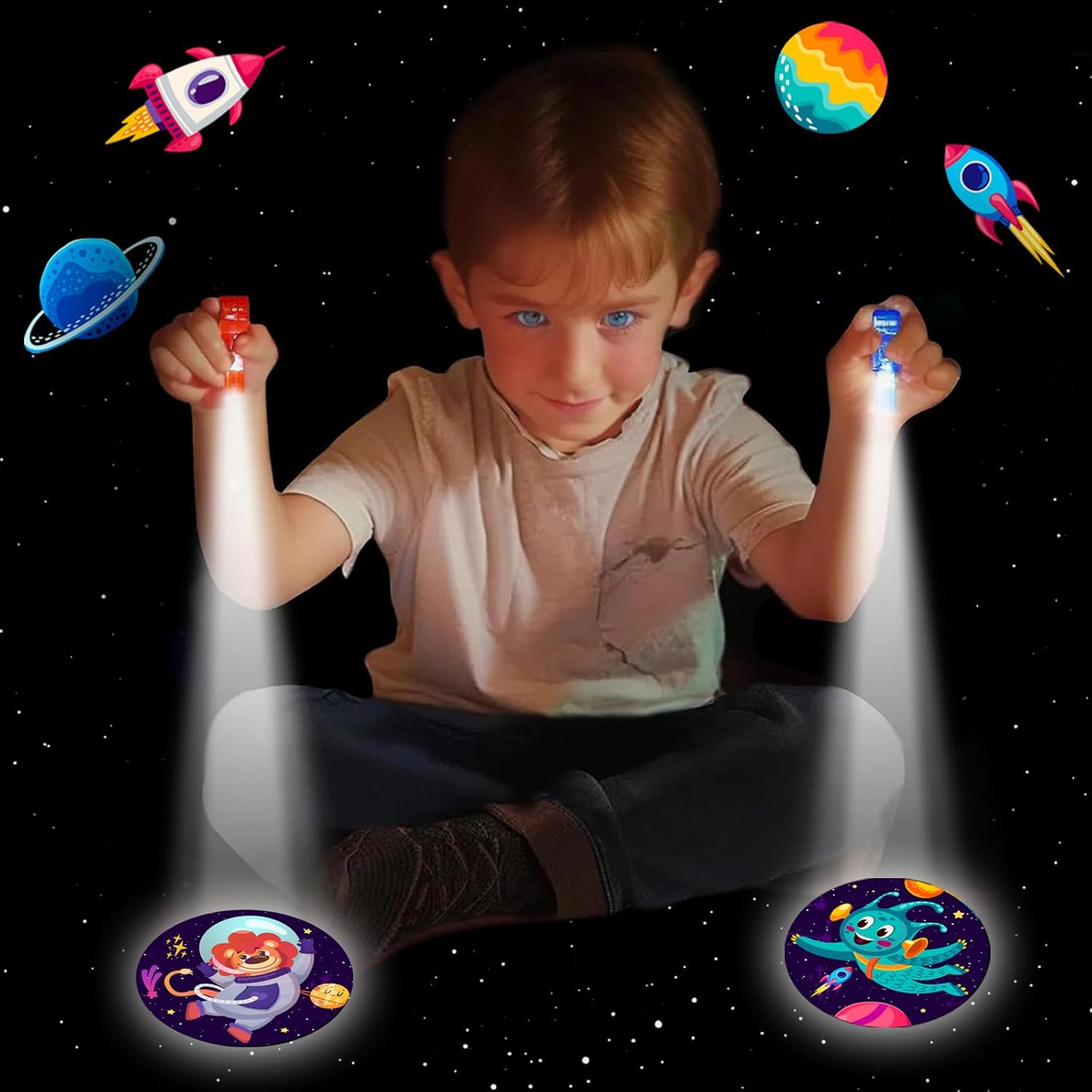 28 PCS Valentines Day Favors for Kids Classroom Light Up Finger Lights Toys with Valentine Day Cards Glow in the Dark Party Favors for Kids，Valentine Exchange Cards for Kid Class Party Favors