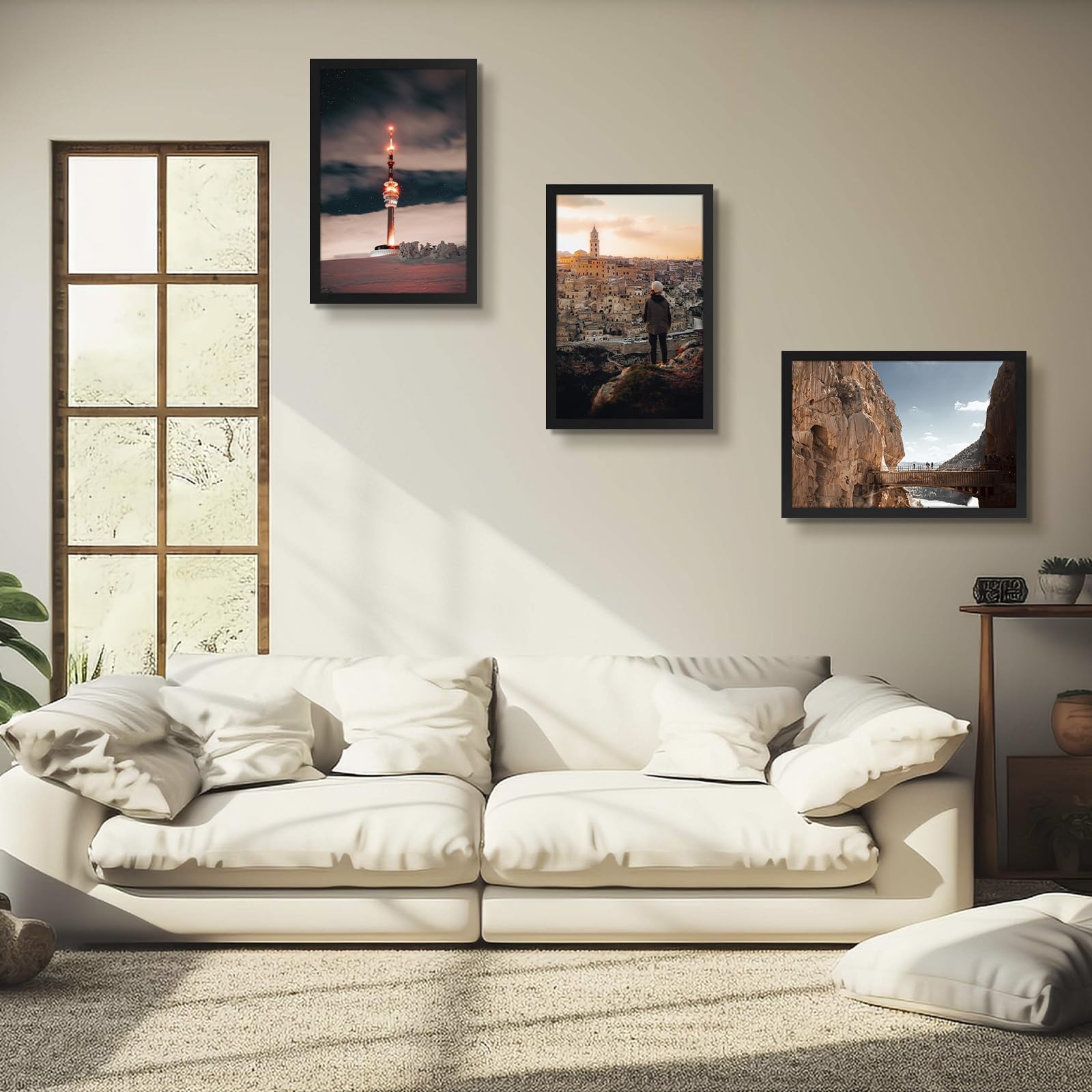 Amazon.co.jp: Golden State Art ポスターフレーム ブラック 風景