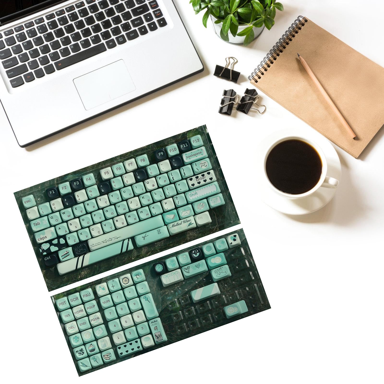 131Keys Keycaps Rinfrescante Fantasy Color Keycap Set per Tastiere Meccaniche Interruttori Keycaps