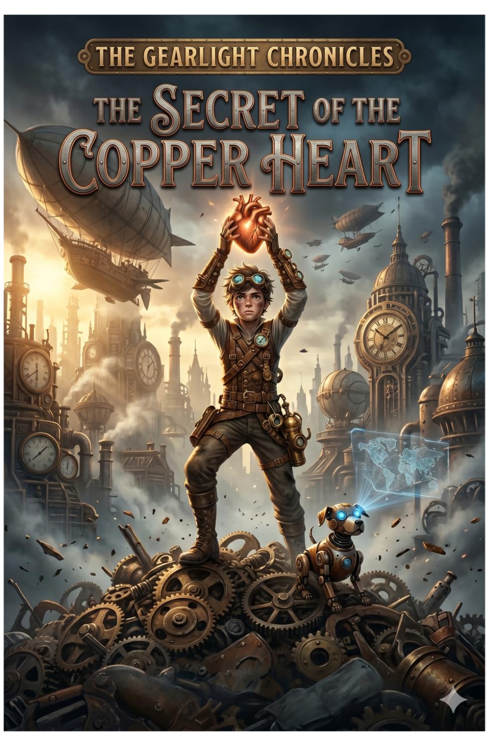 The Secret of the Copper Heart: A Steampunk Adventure for Kids & Teens (The Gearlight Chronicles Book 1): An Epic Fantasy Quest of Clockwork Heroes, ... and the Courage to Save a City in the Clouds.