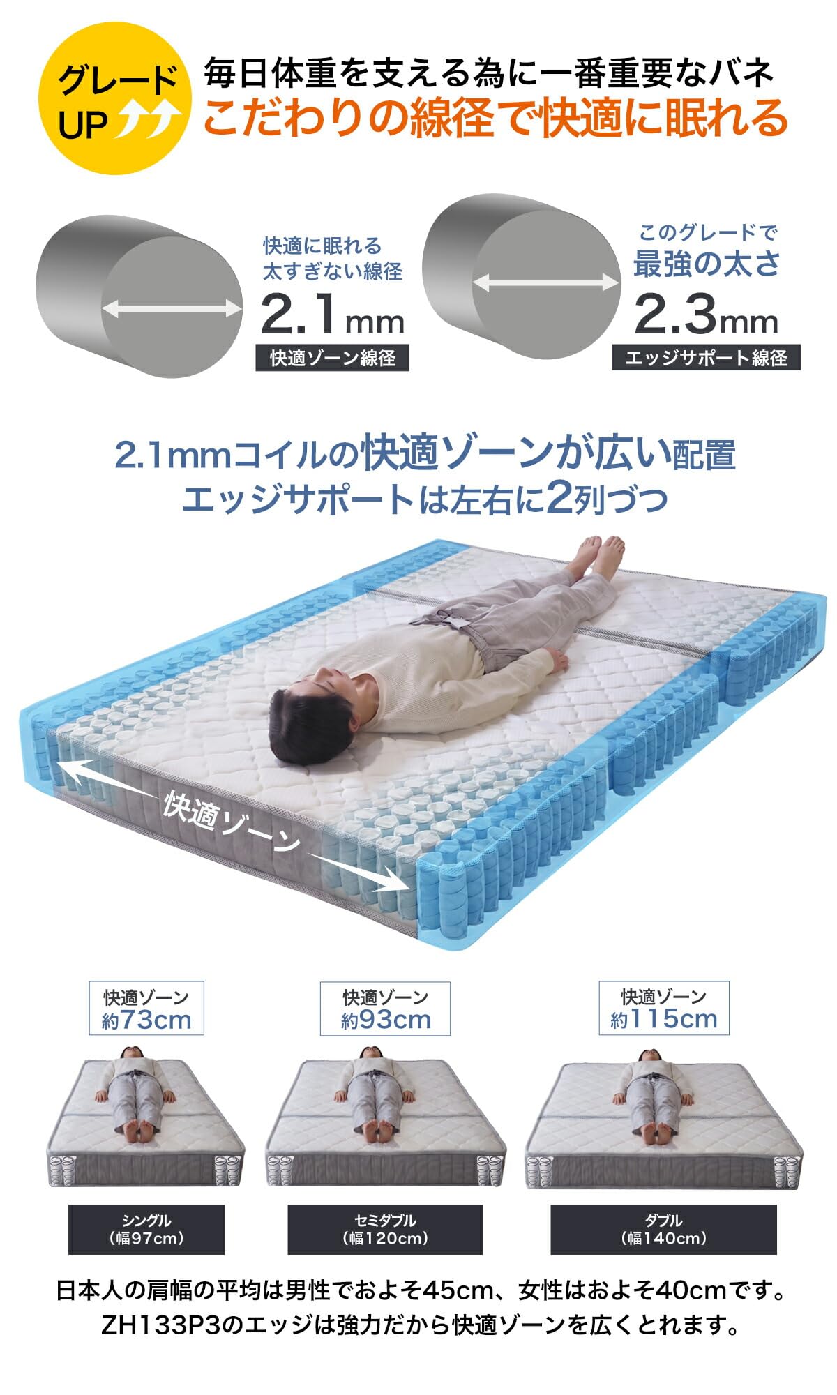 Amazon｜ベッド&マットレス公式 折りたたみ 三つ折り ポケットコイル