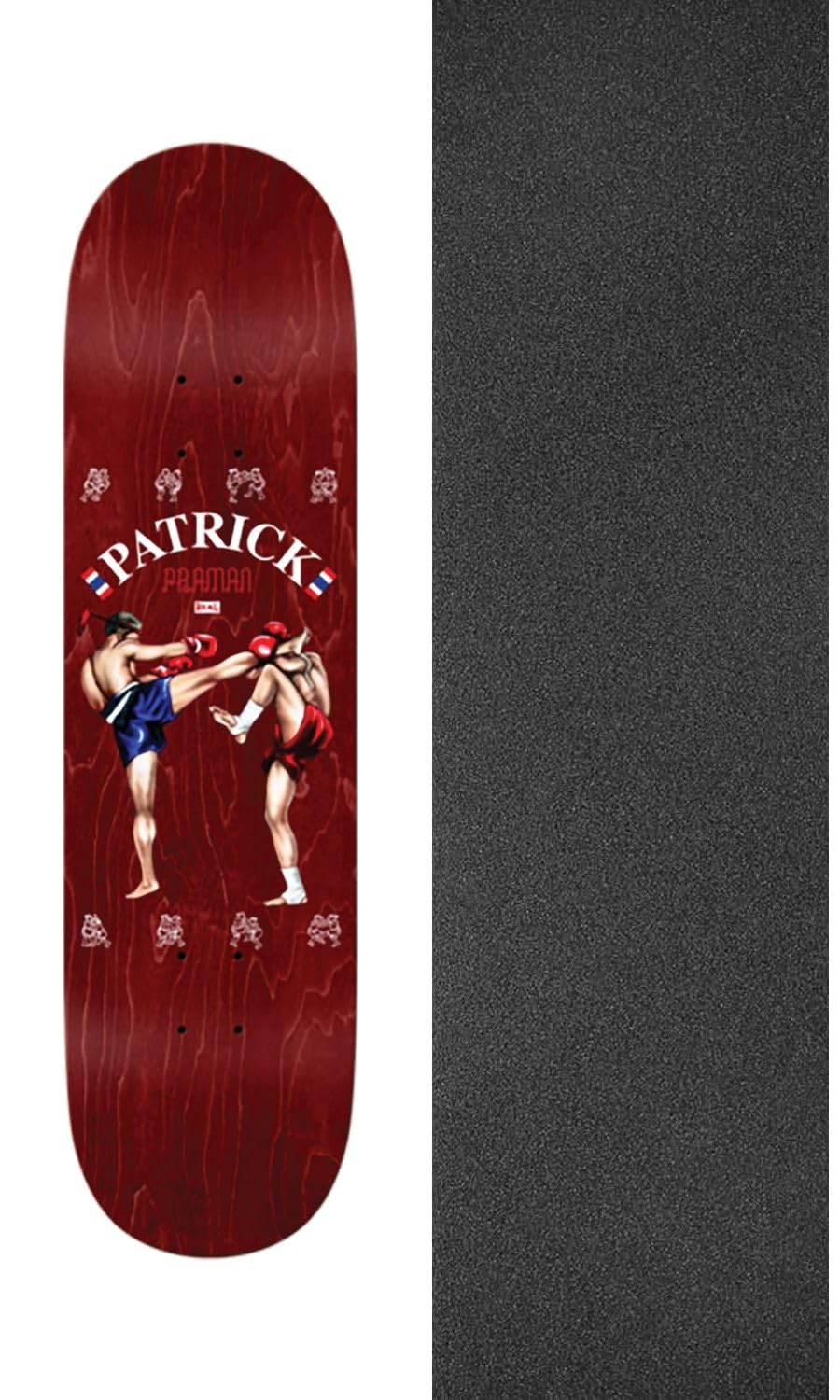 Real Skateboards Patrick Praman Muay Thai Skateboard Deck - 8.5