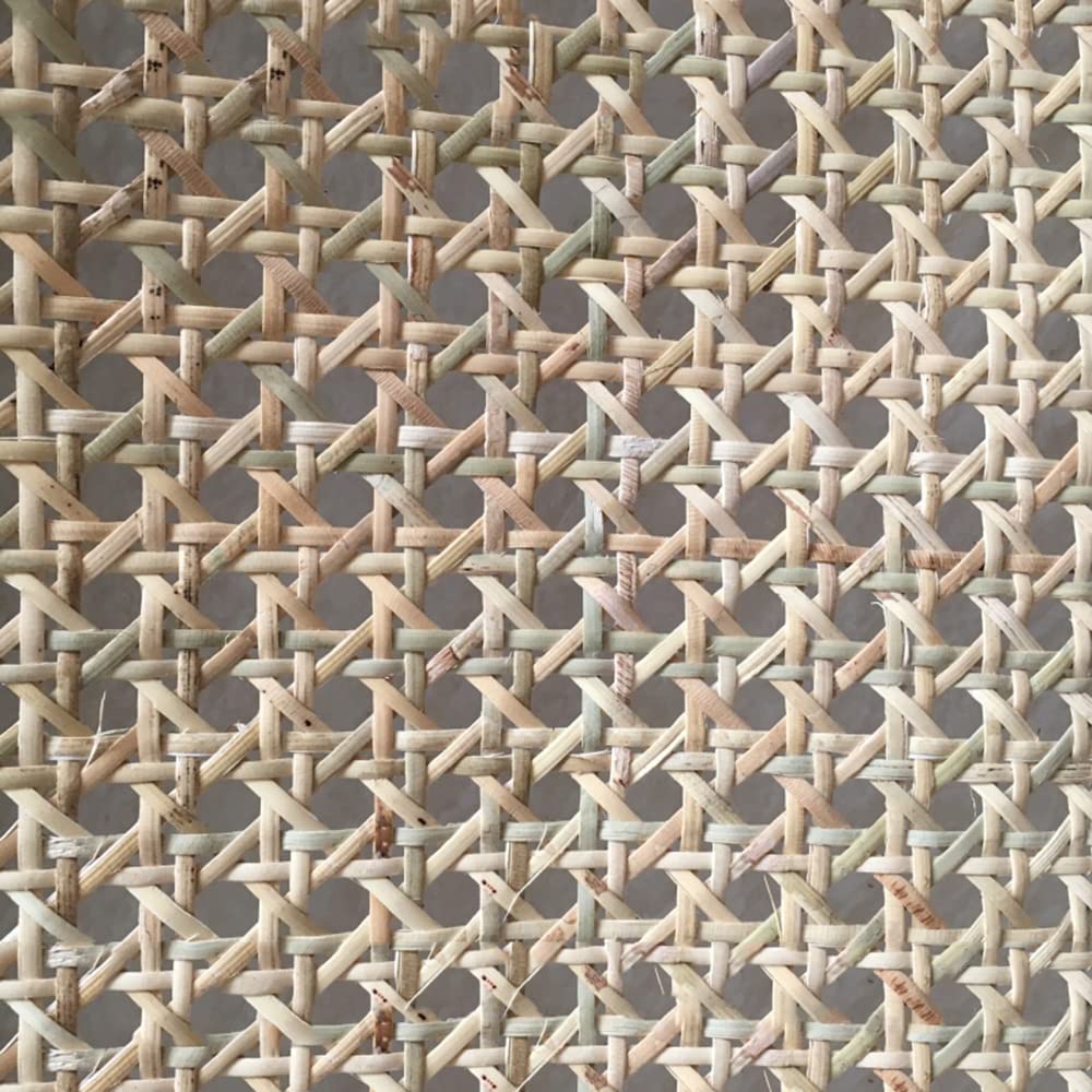 Rotolo Di Nastro In Rattan Naturale 40x50 Cm - Rete Pre-tessuta Per Fai Da Te E Decorazione - Foto 4