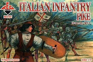 Red Box 72101-1/72 - Italian Infantry, 16th Century, Set 3 Plastic Model Kit