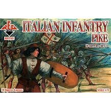 Redbox 72101-1/72 - Italian Infantry, 16th Century, Set 3 Plastic Model Kit