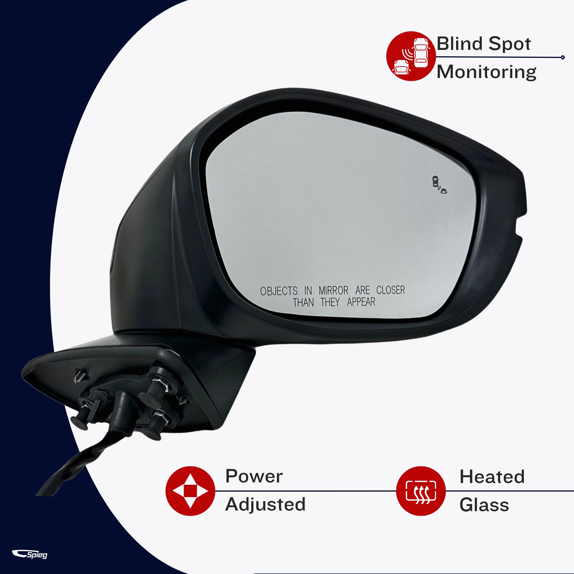 Amazon.com: Spieg Passenger Side Mirror for 2022-2024 Honda Civic