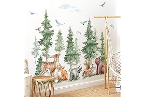 Into the Deep Woodland: Enchanted Forest Wall Stickers