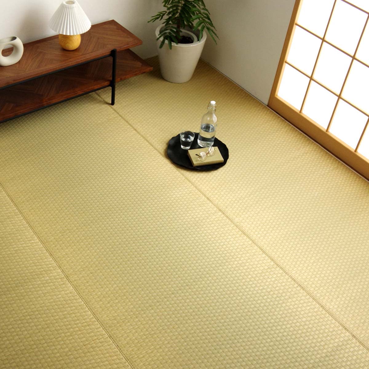 Amazon｜い草 カーペット 日本製 プレーン 本間6畳 国産 花ござ 上敷き 