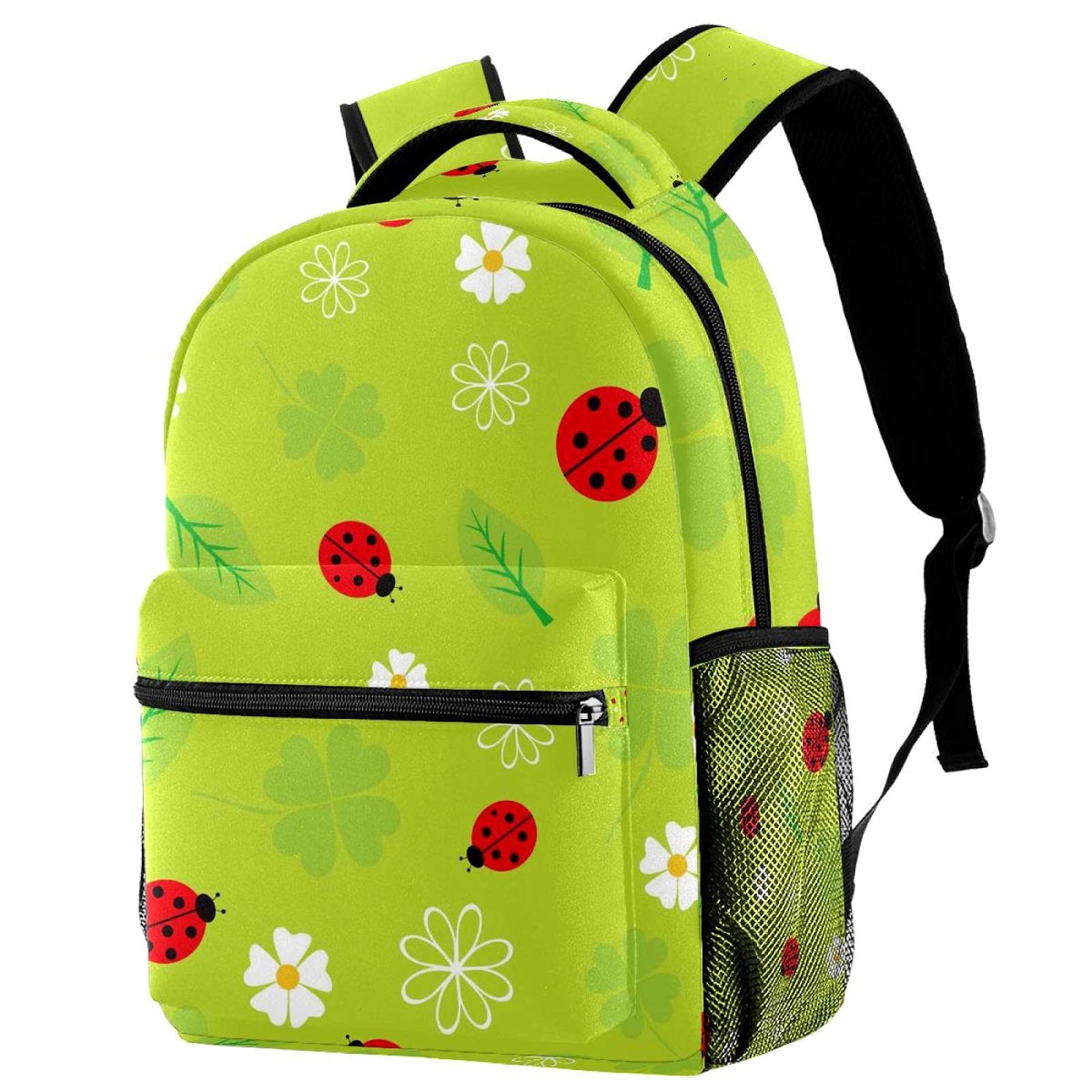 Sac à dos ordinateur portable vert et multicolore pour le lycée