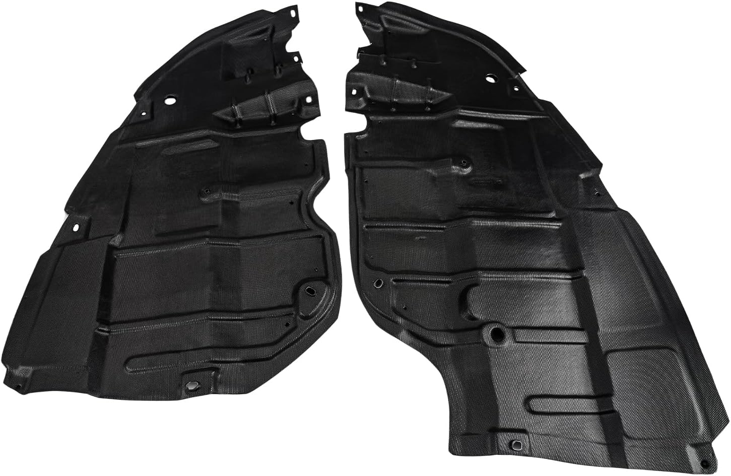PHILTOP Engine Splash Shield Compatible with 2007-2012 ES350, Engine Case Guards Replace# LX1228105, LX1228106