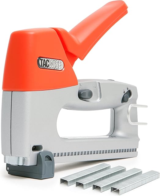Tacwise 0806 Z3-140 Heavy Duty Metal Staple Nail Gun with 200 Staples, Uses Type 140 Staples and Type 180 Nails
