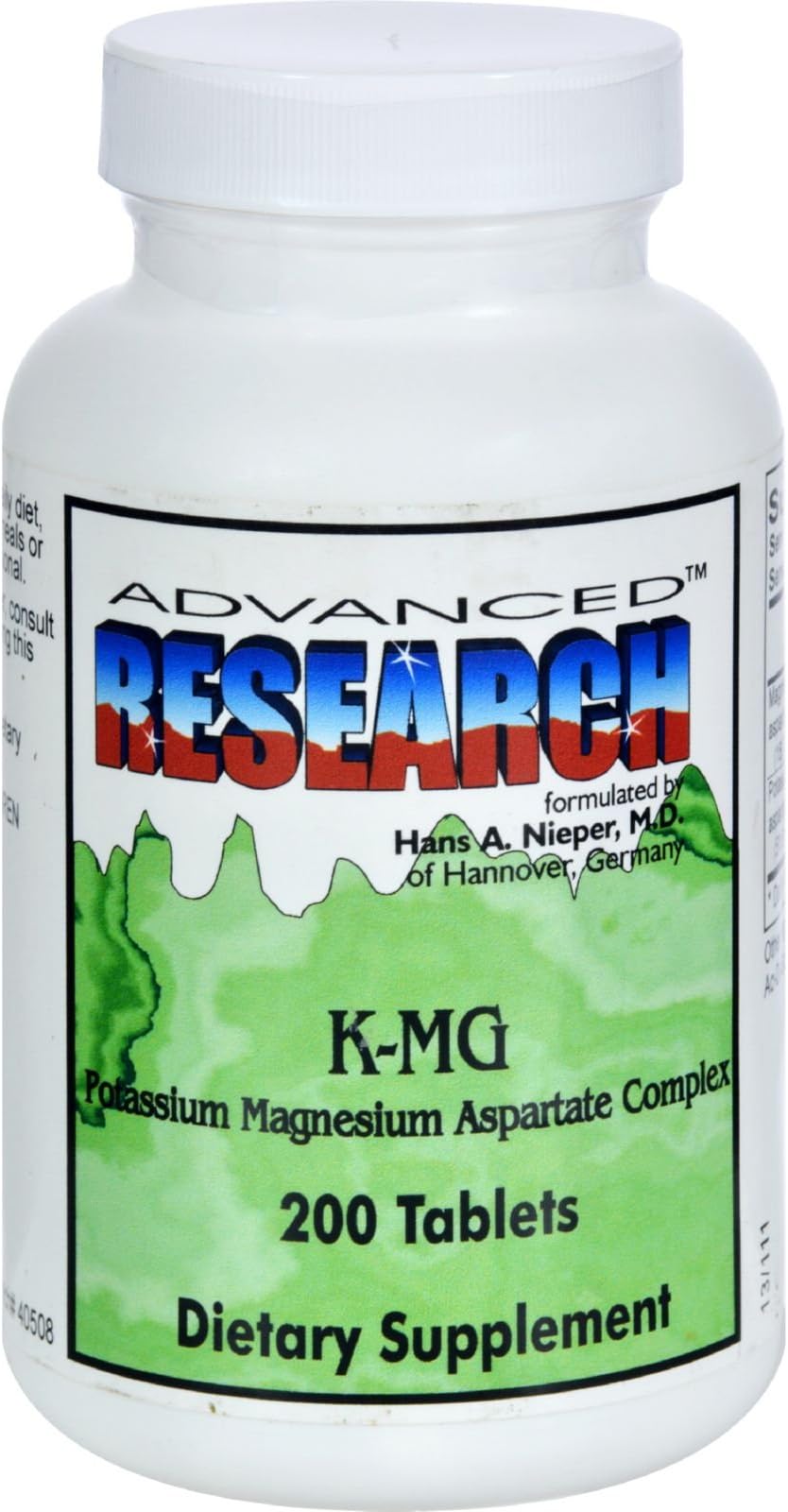 Dr. Hans Nieper K Mg Capsules, 200 Count