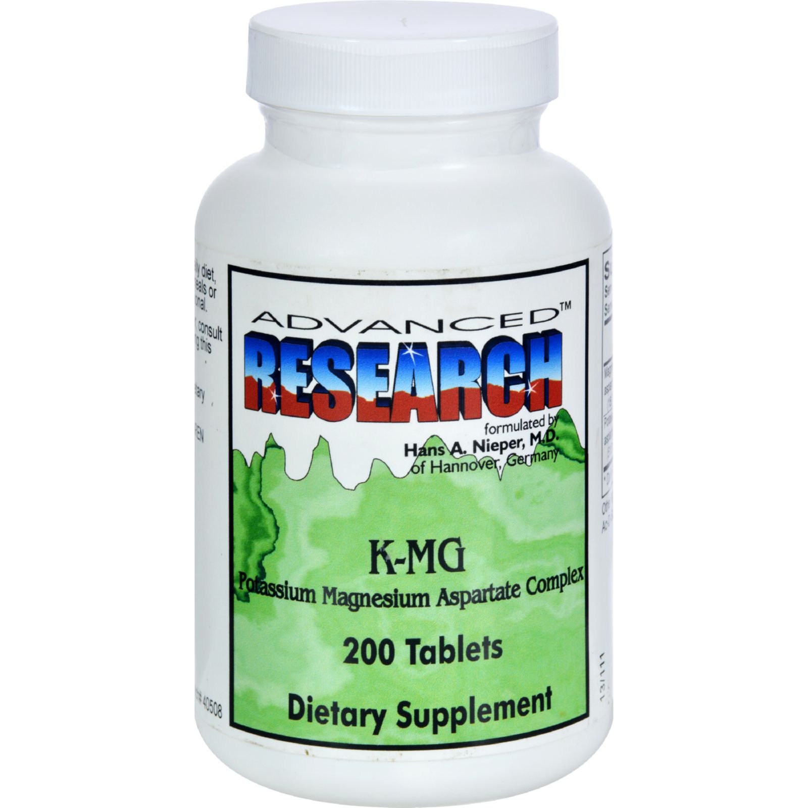 Dr. Hans Nieper K Mg Capsules, 200 Count