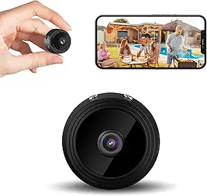 Wireless 1080P HD WiFi Spy Camera with Night Vision and Motion Detection