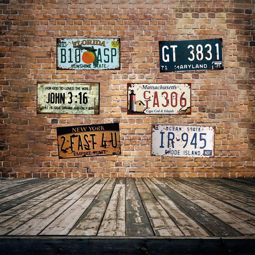 HCHANA Vintage Costa Rica Pura Vida Car License Plate Metal Signs Tin Plaque Wall Poster for Garage Man Cave Cafe Bar Pub Beer Patio Home Decor image 3