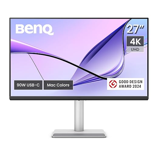 BenQ MA270U 27” 4K 3840x2160 Monitor for Everyday Mac Productivity