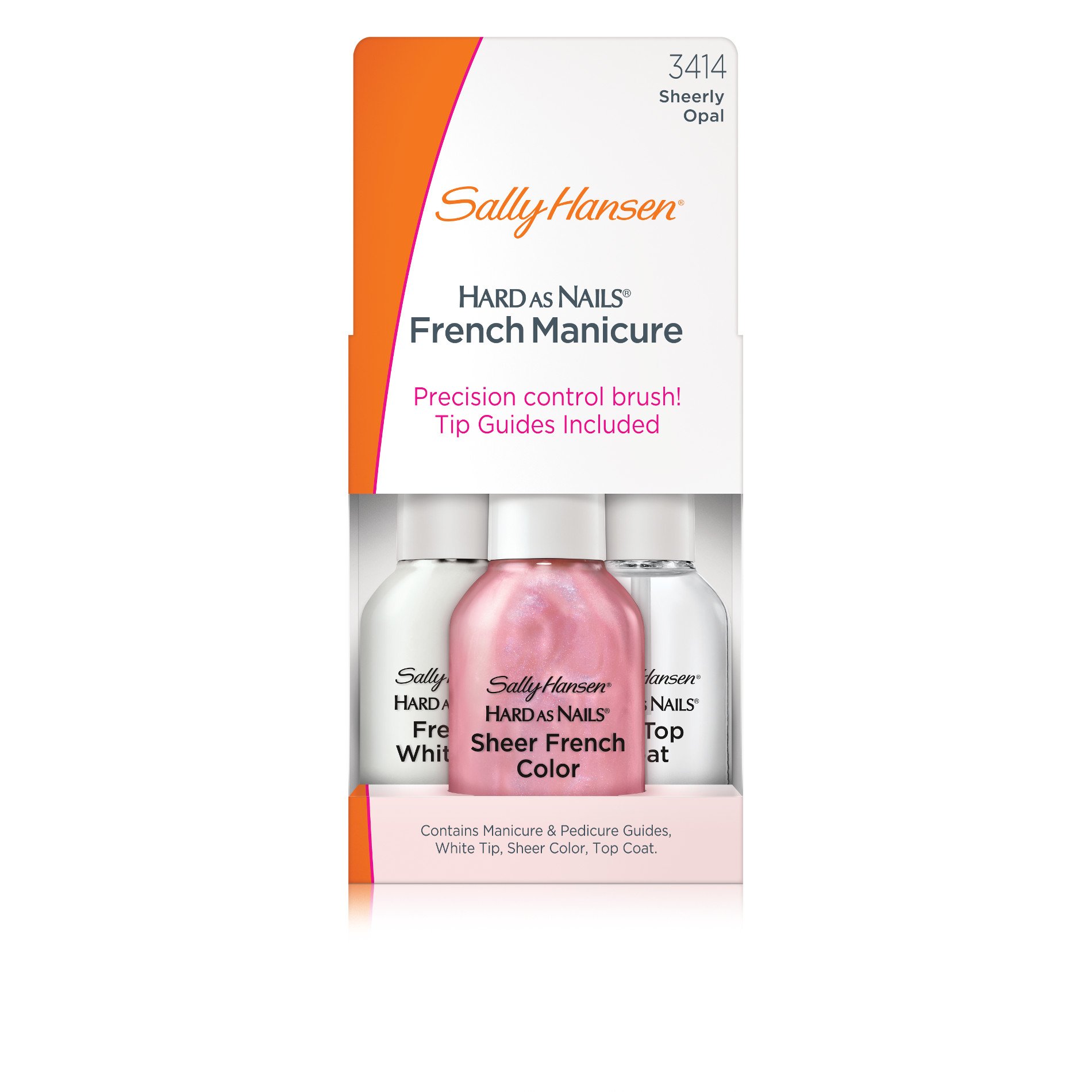 Sally Hansen Hard As Nails French Manicure Set - Sheer Opal - 3 ct