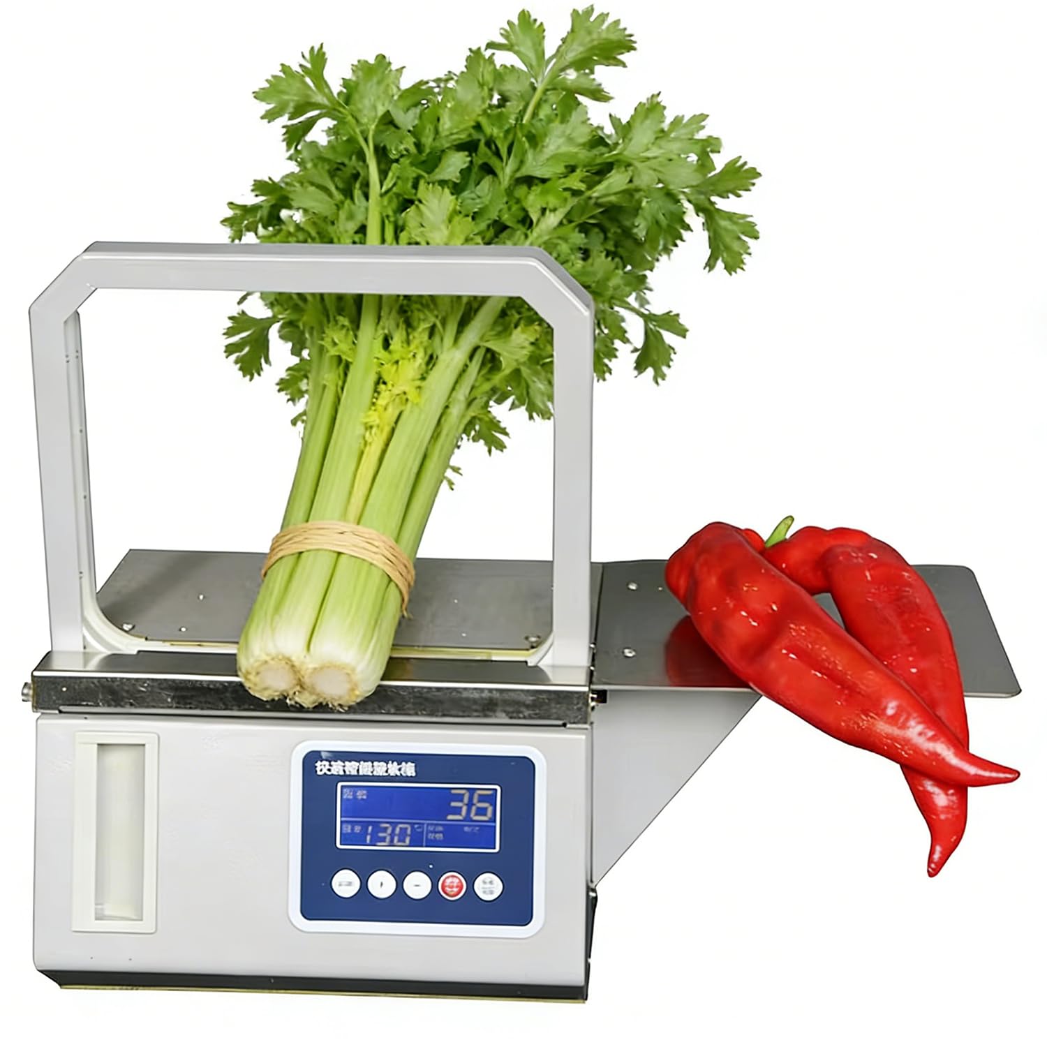 YXYLJOZ Hot Melt Automatic Vegetable Strapping Machine with Photoelectric Sensor for Efficient Food and Flower Packaging
