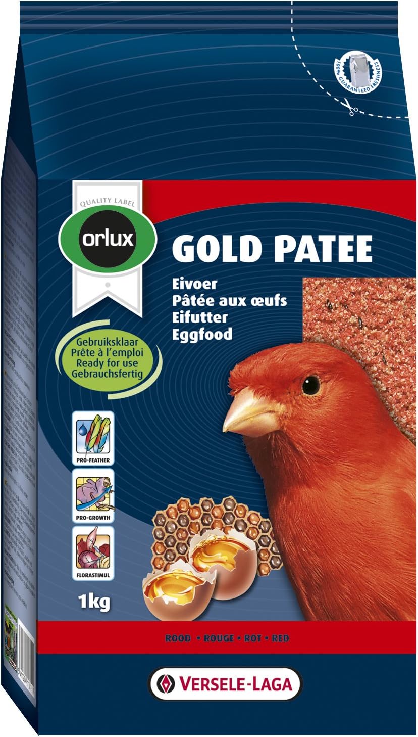 Versele-Laga Nobby Orlux Gold Patee, 1 Kg, Red, Clear