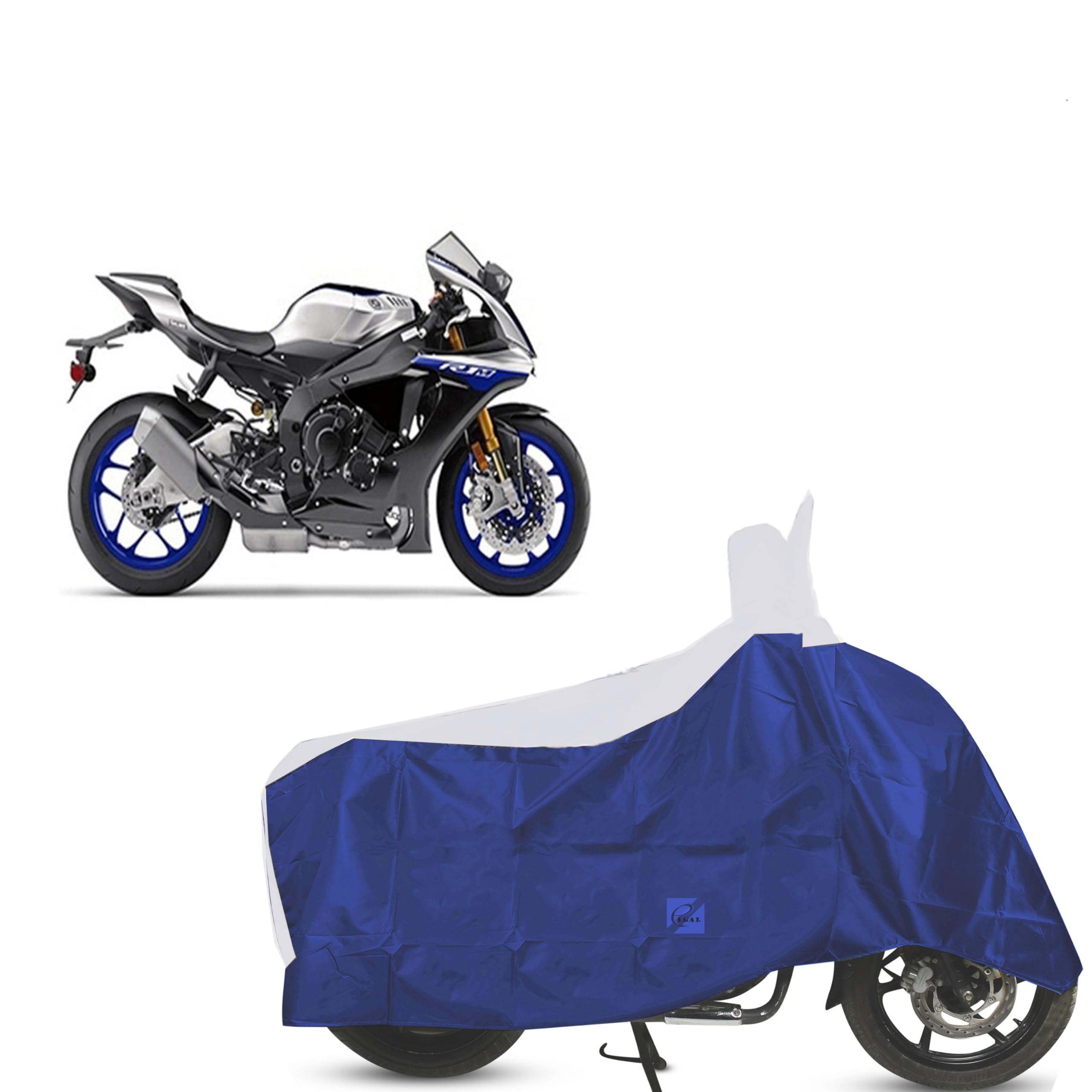 EGAL Compatible for YZF R1 M BS6 All Universal Bike Scooter Body Cover - Waterproof, Dustproof, Heat Resistant, Outdoor Protection for Motorcycles and Scooters Bullet