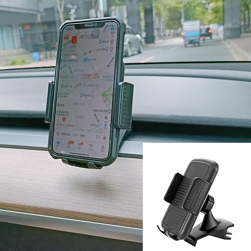 Soporte de teléfono para Tesla, diseñado para Tesla Model 3 Y, soporte de teléfono ajustable de 360 grados modelo 3Y, accesorios con botón abierto