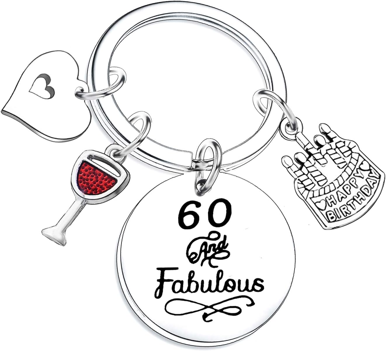 Birthday Keychain For Women Men Friendship Gift Happy Birthday Gift