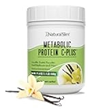 NaturalSlim Protein Powder with Vitamins and Minerals Metabolic C-Plus - Meal Replacement Powder Fortified with Vitamin C, Zinc & Amino Acid - Vanilla Protein Powder 10 Servings 1.1 lb.