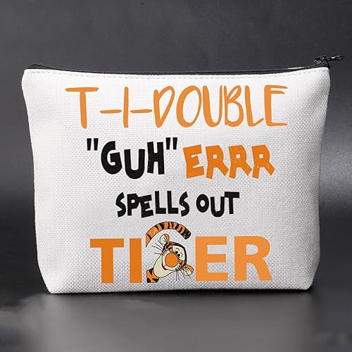 Miniatura 2 de JNIAP Bolsa de cosméticos de tigre divertida para amantes del tigre, bolsa de maquillaje de tigre, regalos de tigre para mujeres y adultos, neceser