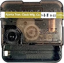 YONOTA® Ajanta Mfg. Quartz Plastic Ticking Movement Machine for Wall Clock 12MM (Black)