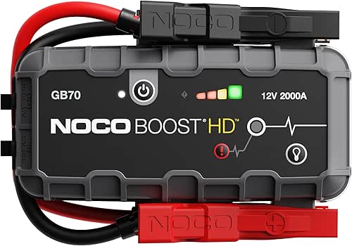 NOCO Boost GB70: 2000A UltraSafe Jump Starter – 12V Lithium