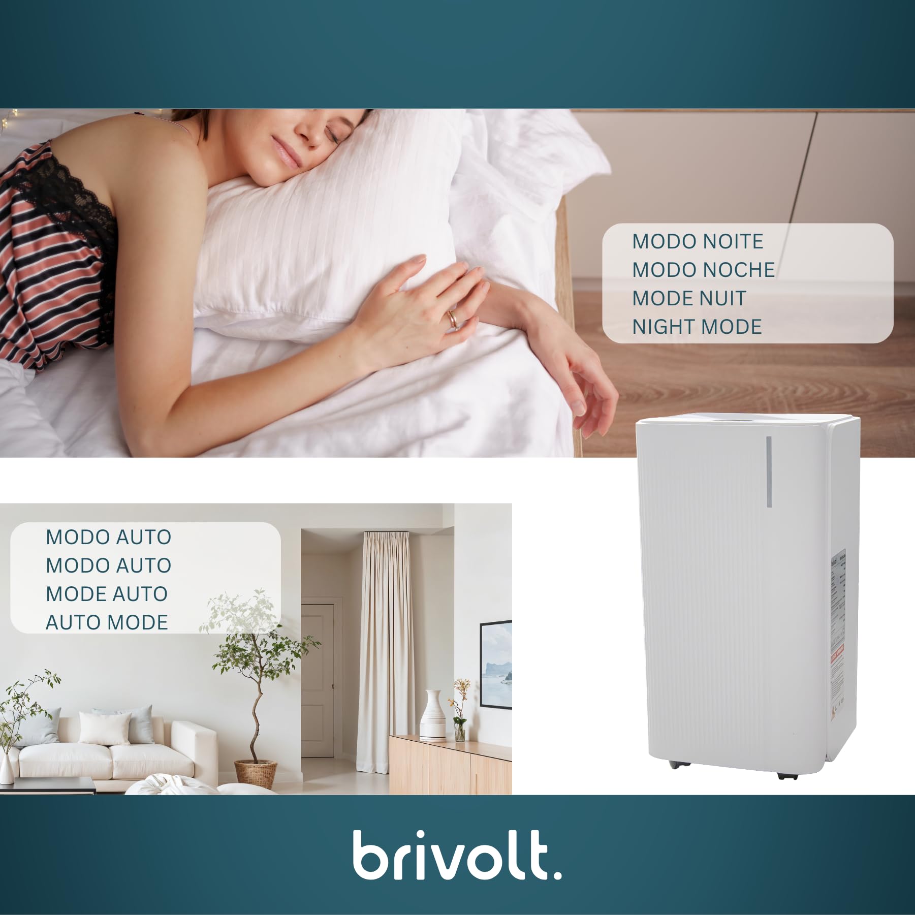 Deshumidificador brivolt. 12l 200w R290